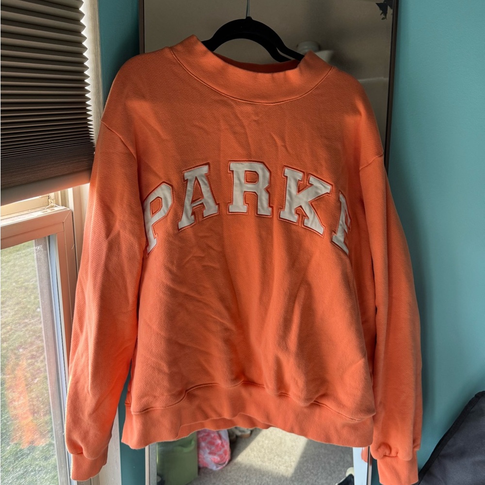 Parke Summerland Creamsicle Mockneck Sweatshirt